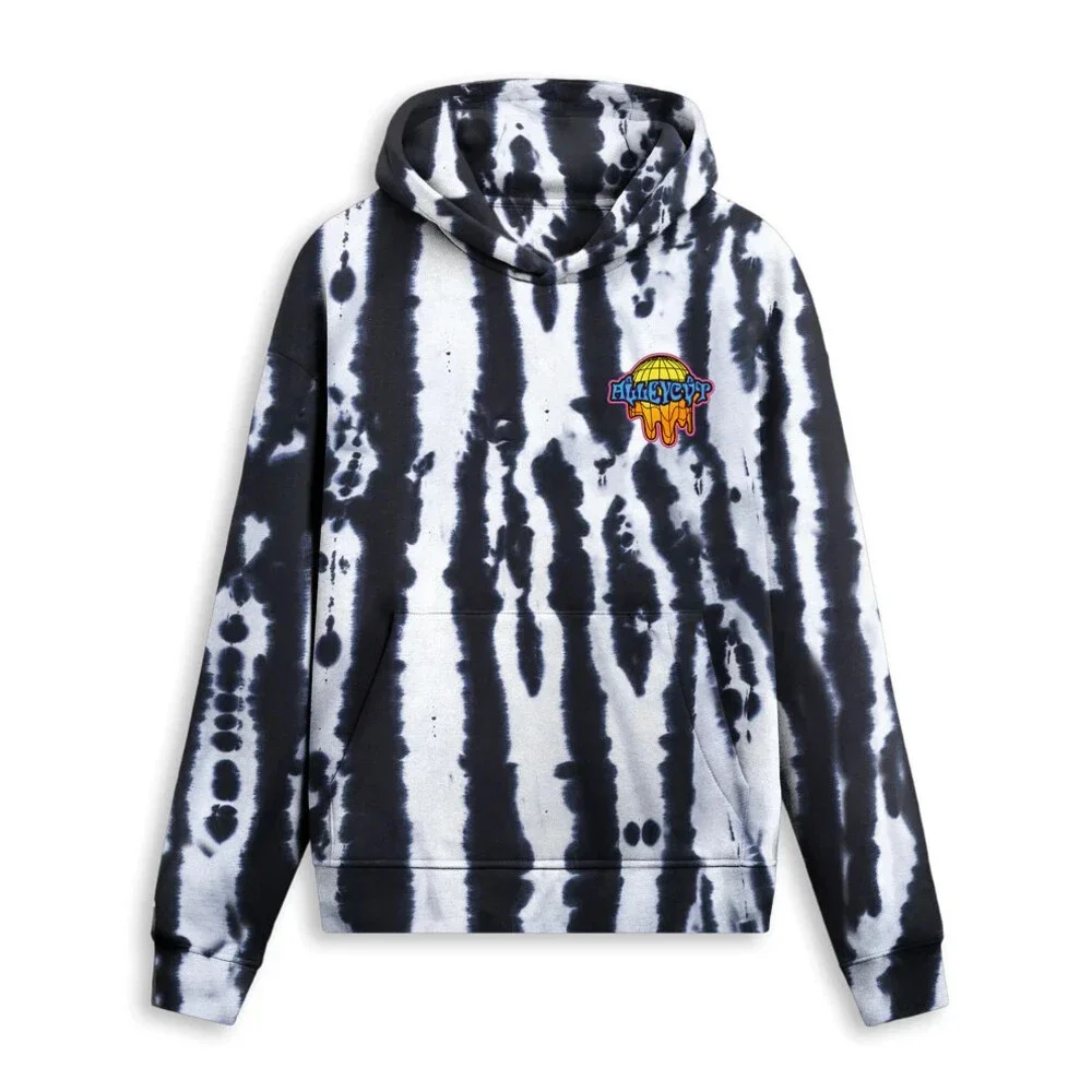 ALLEYCVT - OTHER SIDE TIE DYE HOODIE alleycut size XL Xlarge